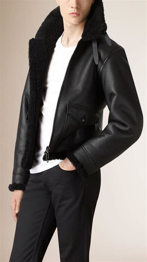 burberry shearling coat 2010|burberry shearling aviator jacket.